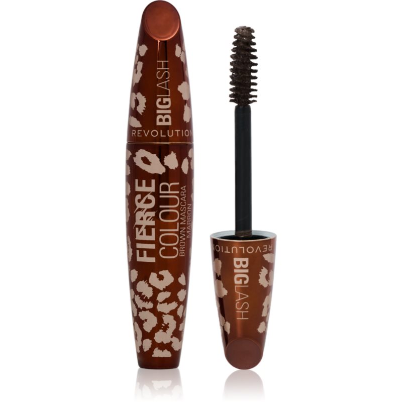 Revolution Big Lash Fierce Volume Wimperntusche für mehr Volumen und Fülle Farbton Mocha Muse 9 g
