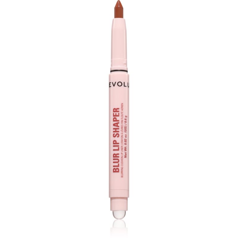 Revolution Blur Lip Shaper Huulepliiats aplikaatoriga varjund Toffee Glaze 0.6 g