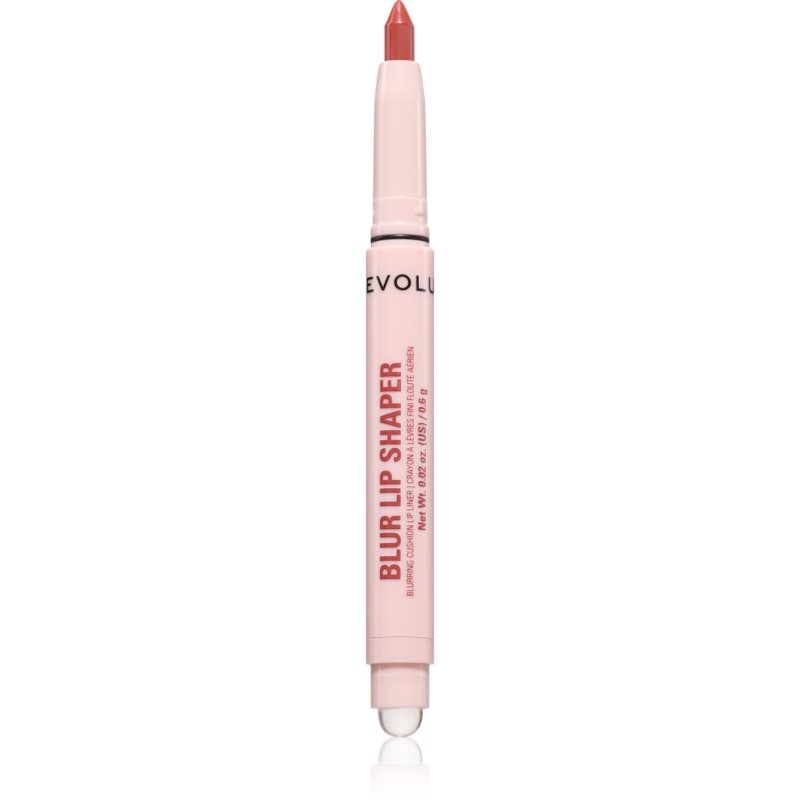 Revolution Blur Lip Shaper Huulepliiats aplikaatoriga varjund Blushed Rose 0.6 g