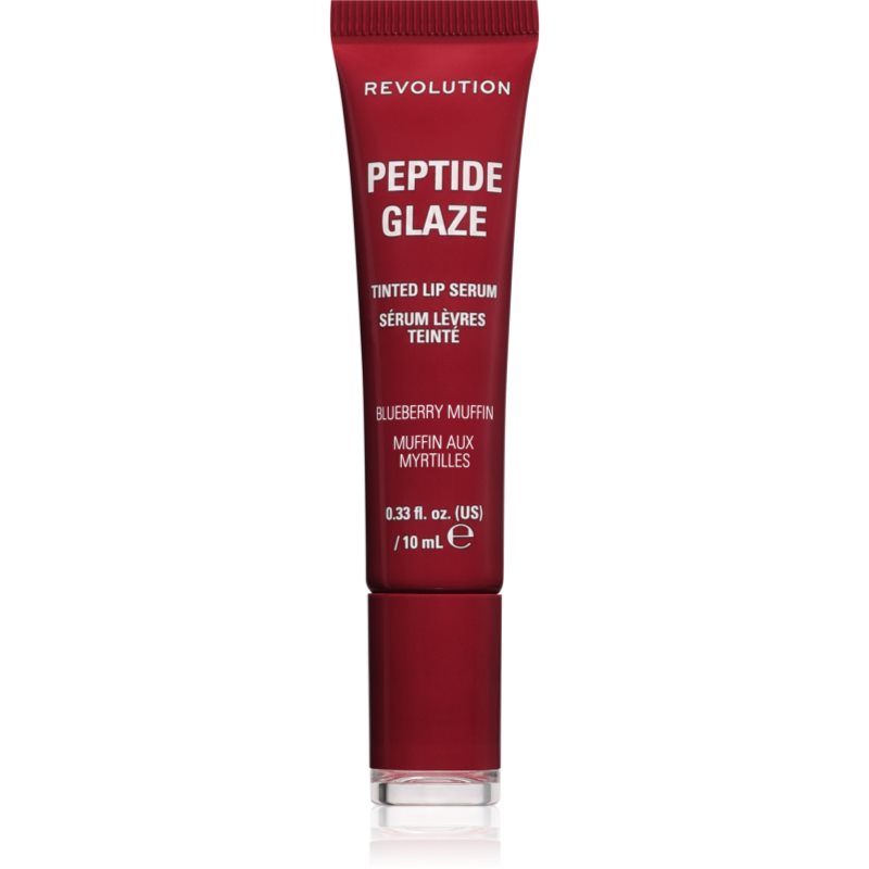 Revolution Peptide Glaze Tinted Lip Serum glättendes Lippenserum Farbton Strawberries & Cream 1 St.