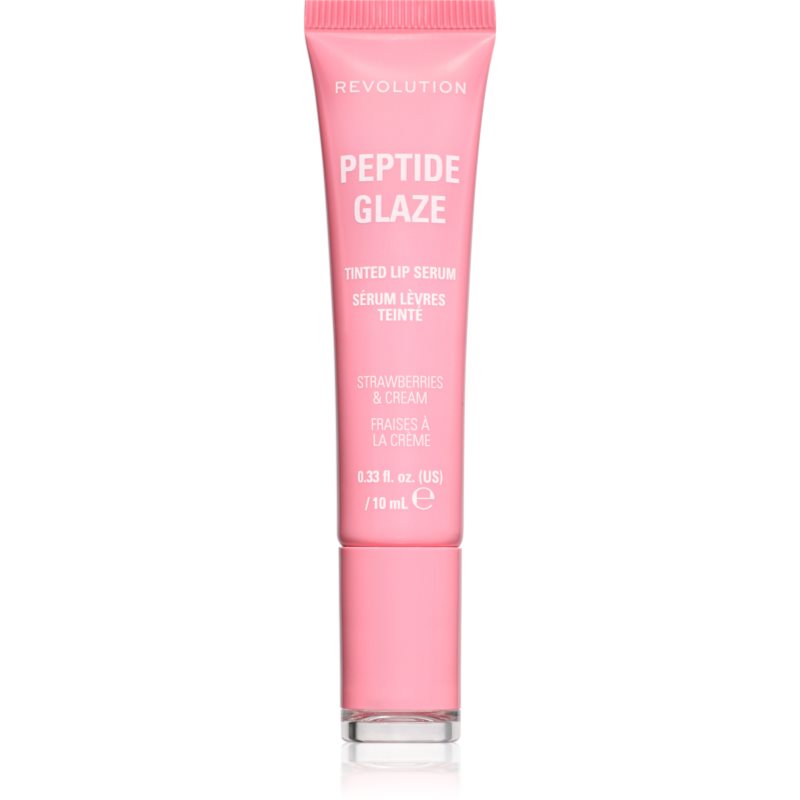 Revolution Peptide Glaze Tinted Lip Serum изглаждащ серум за устни цвят Raspberry Crush 1 бр.