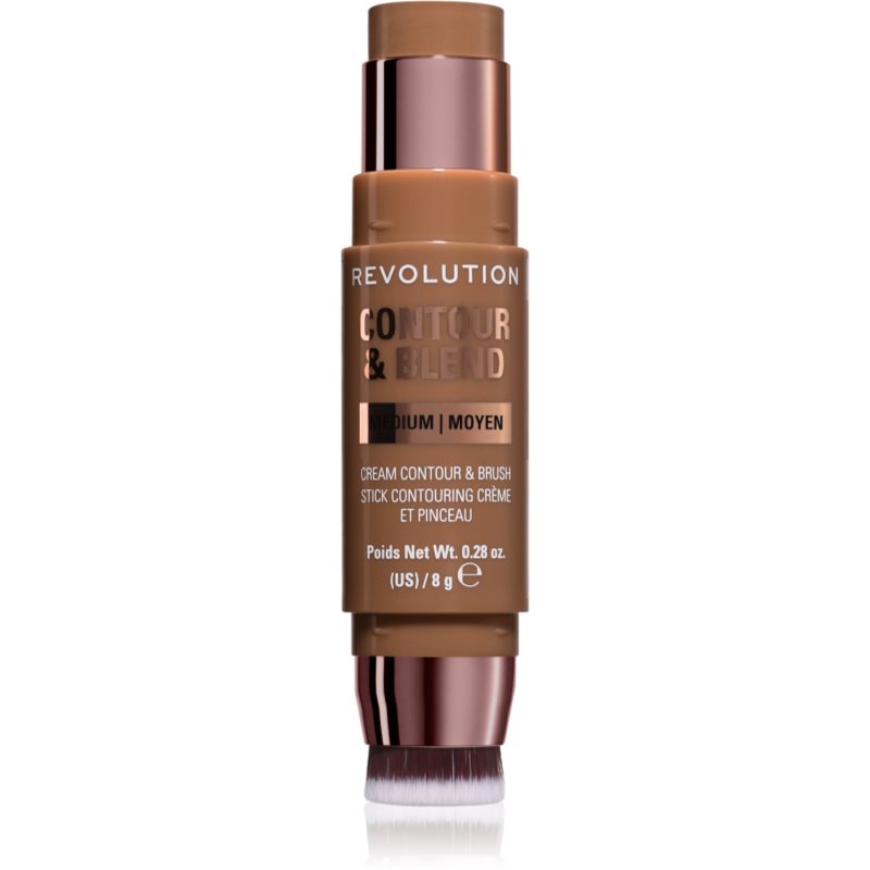 Revolution Contour & Blend Stick Kontuurpulk pintsliga varjund Medium 8 g