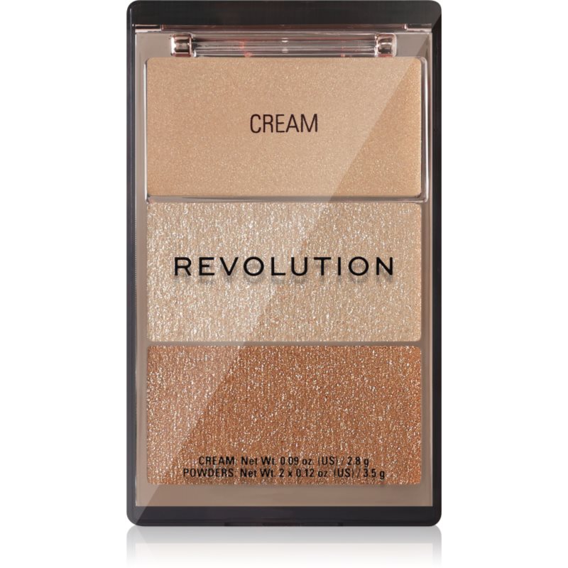 Revolution Highlight Icon Palette Esiletõstev palett varjund Rose Glow 1 tk
