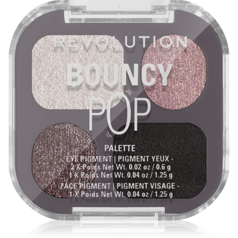 Revolution Bouncy POP Palette Lauvärvipalett varjund Moonlight 1 tk