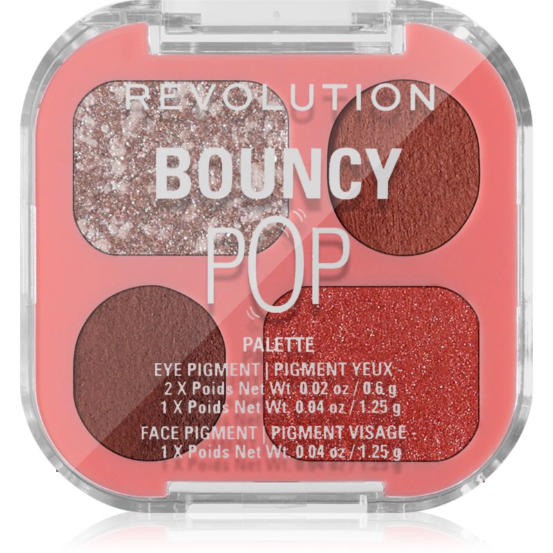 Revolution Bouncy POP Palette Lauvärvipalett varjund 1 tk