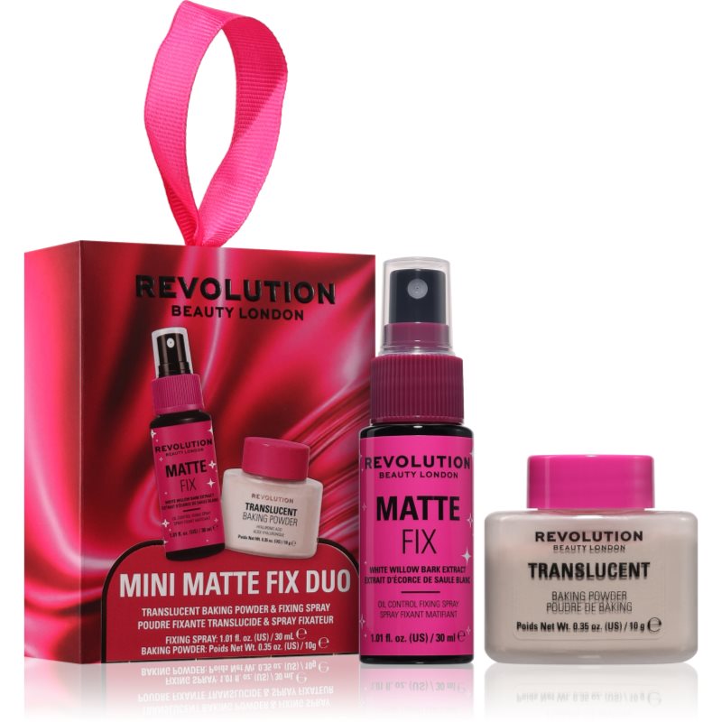 Revolution Mini Matte Fix Duo Dāvanu komplekts sejai sievietēm 1 gab.