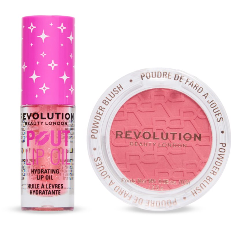 Revolution Pop Mini Duo Hydrating Lip Oil & Blush Coffret cadeau pour femme 1 pcs - vue 3