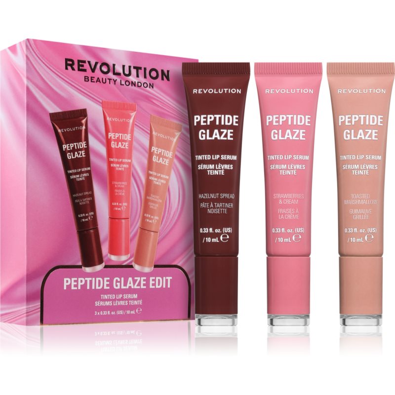 Revolution Peptide Glaze Edit Dāvanu komplekts lūpām 1 gab.