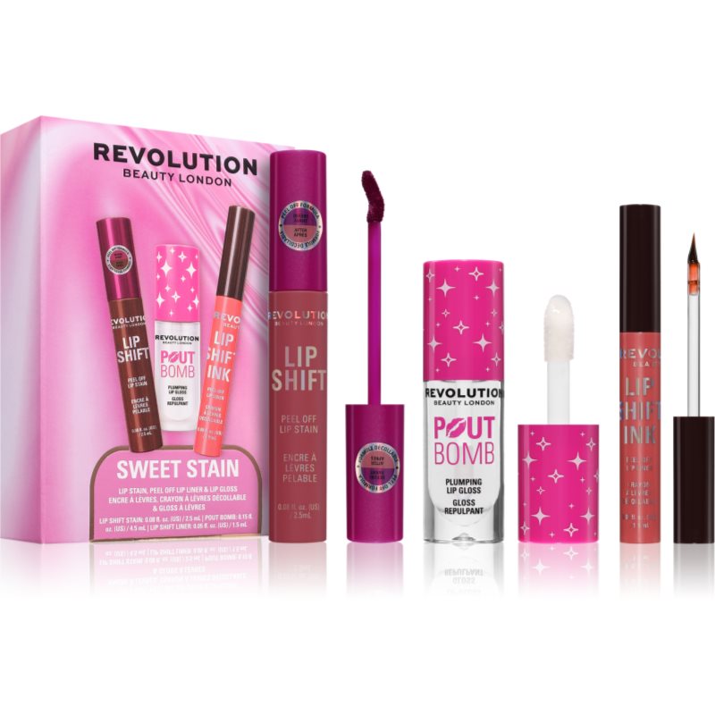 Revolution Sweet Stain Set Dāvanu komplekts lūpām 1 gab.