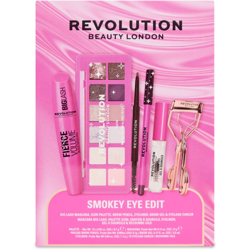 Revolution Smokey Eye Edit Coffret cadeau pour les yeux et les sourcils pour femme 1 pcs - vue 3