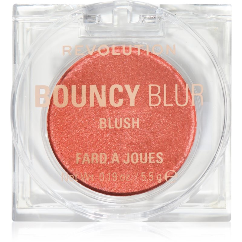 Revolution Bouncy Blur rozjasňujúca lícenka odtieň Paprika Pop Soft Bronze 5.5 g