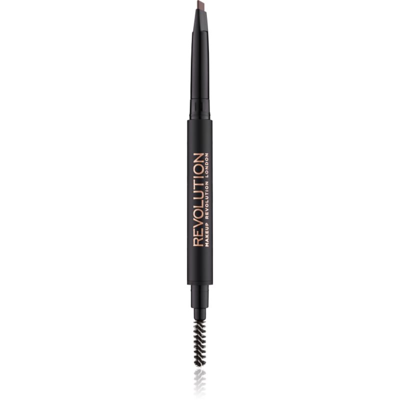 

Makeup Revolution Duo Brow Definer олівець для брів відтінок Medium Brown