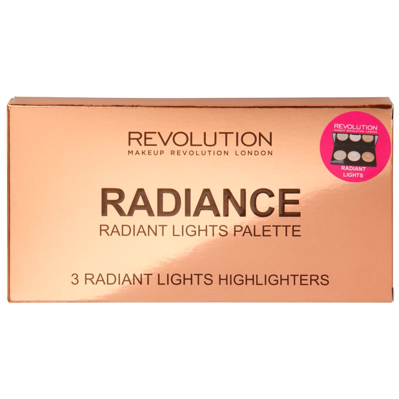 

Makeup Revolution Radiance палетка роз'яснюючих пудр