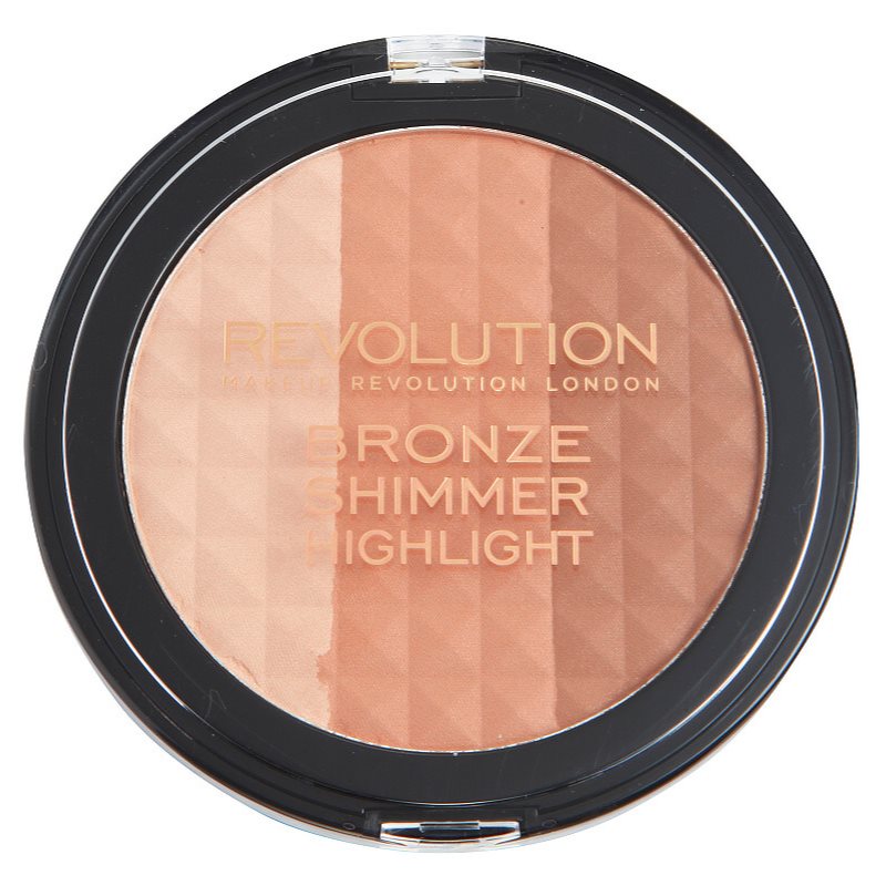 

Makeup Revolution Ultra Bronze Shimmer Highlight бронзер-хайлайтер