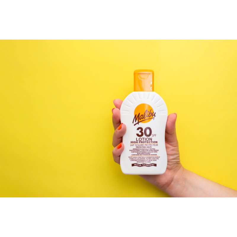 Malibu Lotion High Protection ochranné mléko SPF 30 200 ml (obrázek 3)