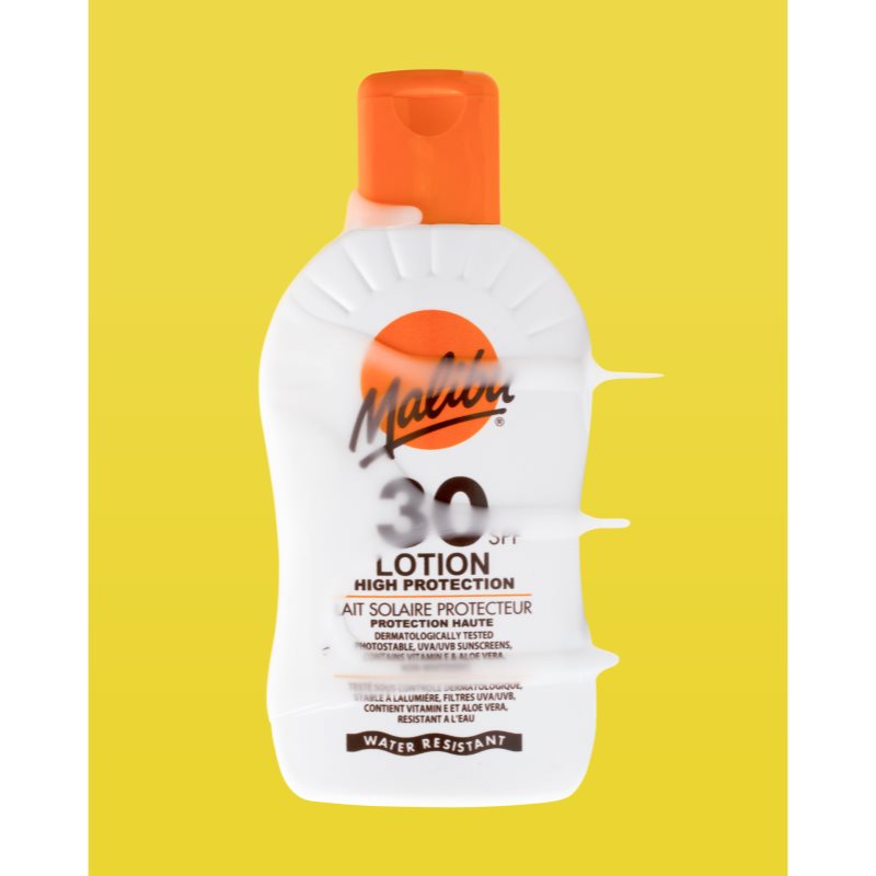 Malibu Lotion High Protection ochranné mléko SPF 30 200 ml (obrázek 6)