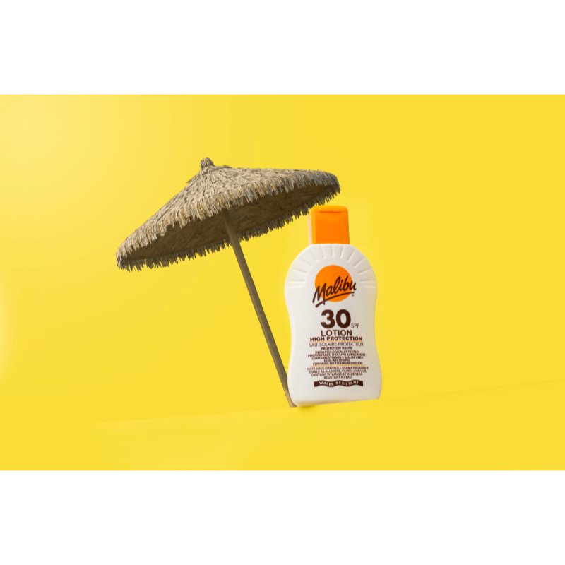 Malibu Lotion High Protection ochranné mléko SPF 30 200 ml (obrázek 7)