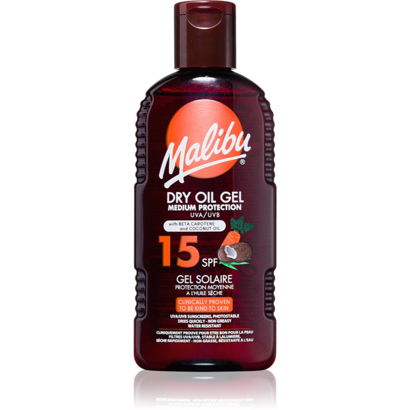 Malibu Dry Oil Gel Beta Carotene Sonnenöl mit Betakarotin 200 ml