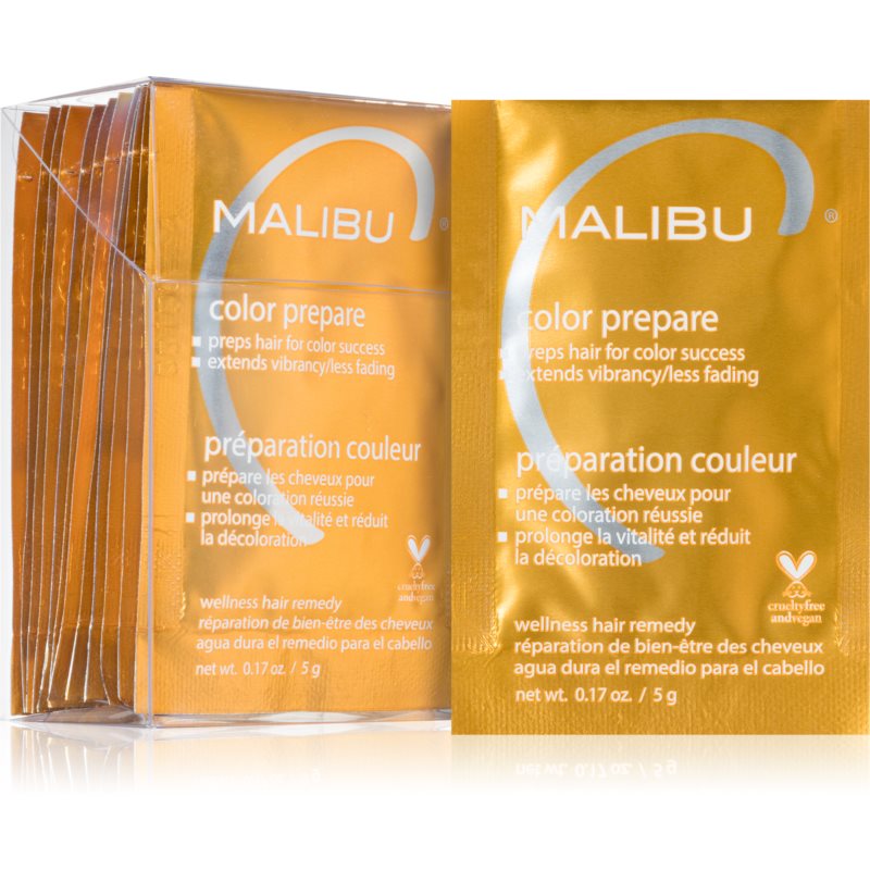 Malibu c wellness hair remedy color prepare hajápolás festés előtt 12x5 g