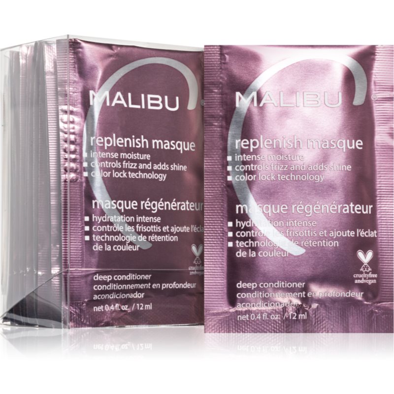 Malibu C Replenish Masque възстановяваща маска За коса 12x12 мл.