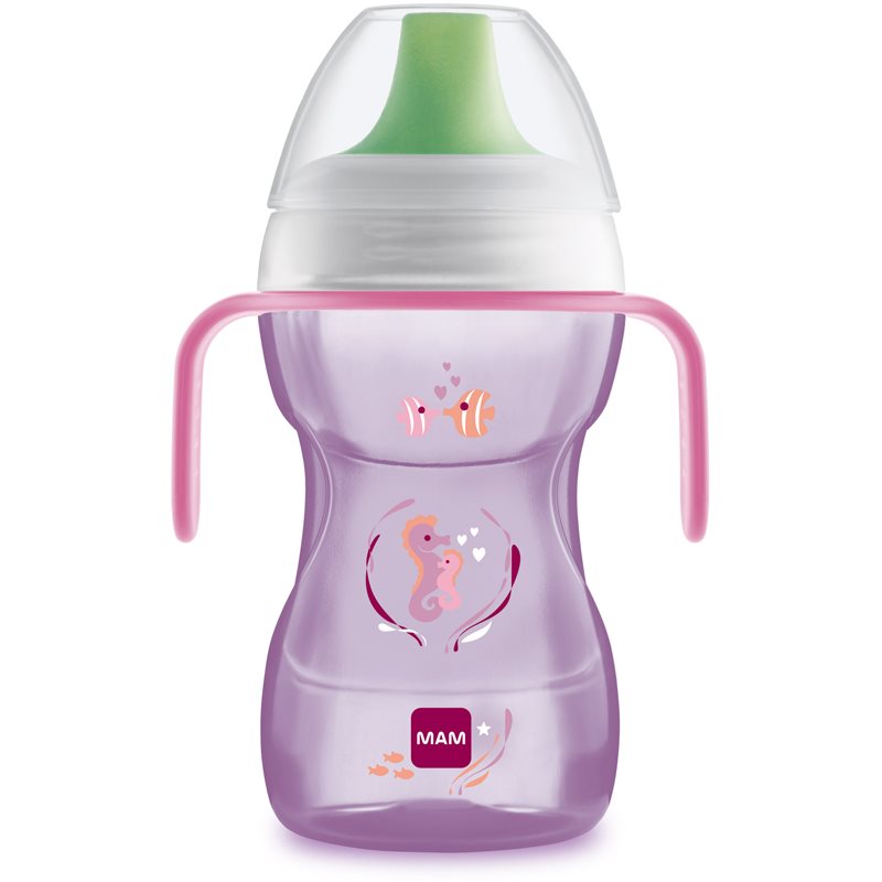 MAM Fun To Drink Cup Training Cup 8m+ Violet 270 Ml