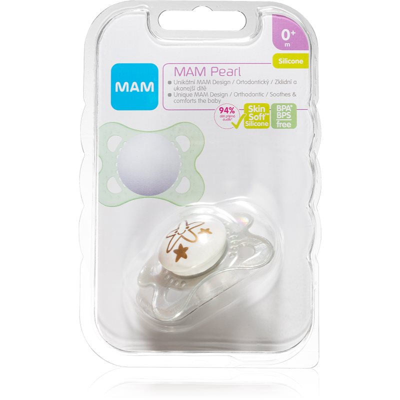 

MAM Pearl пустушка White Star