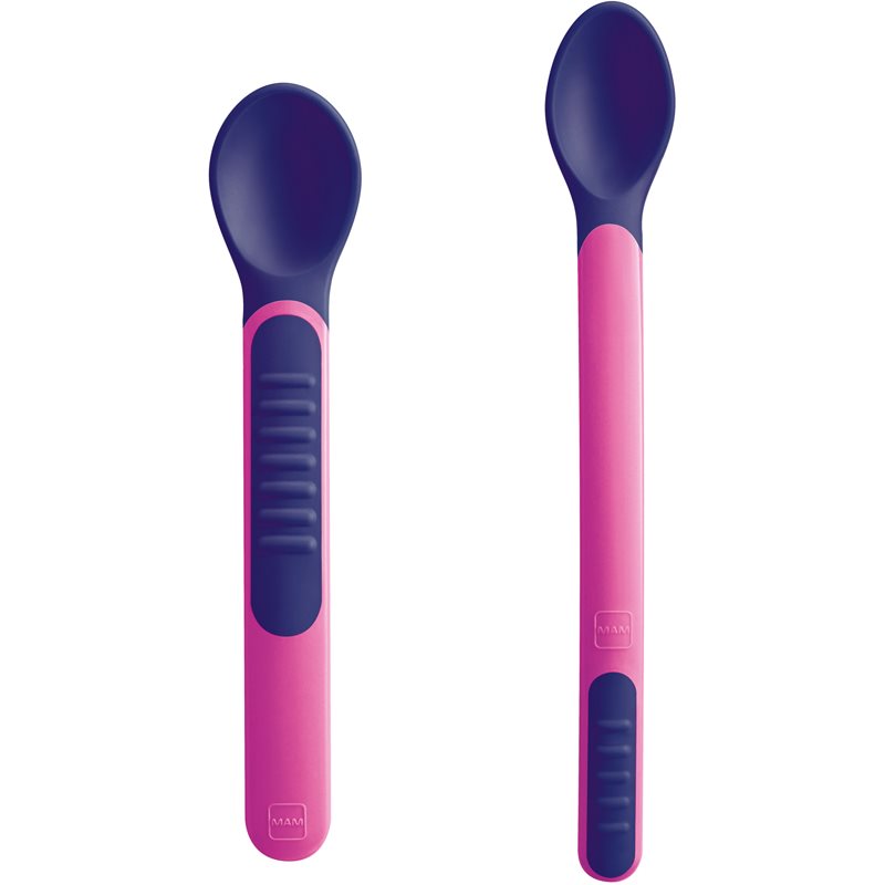MAM Feeding Spoons & Cover ложка 6m+ Violet 2 кс