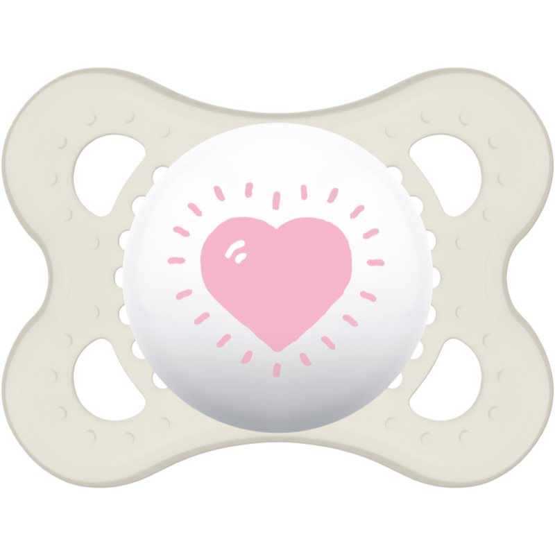 

MAM Love & Affection Latex 0-6m пустушка Pink heart
