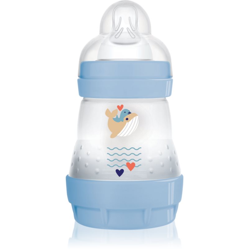 MAM Anti-Colic Bottle Blue baby bottle 0m+ 160 ml
