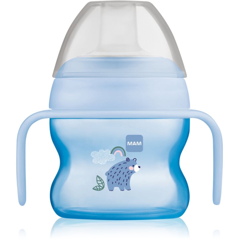 MAM Starter Cup training cup with handles Blue 150 ml
