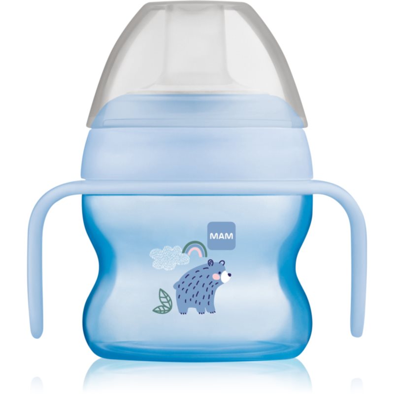 MAM Starter Cup tréninkový hrnek s držadly Blue 150 ml