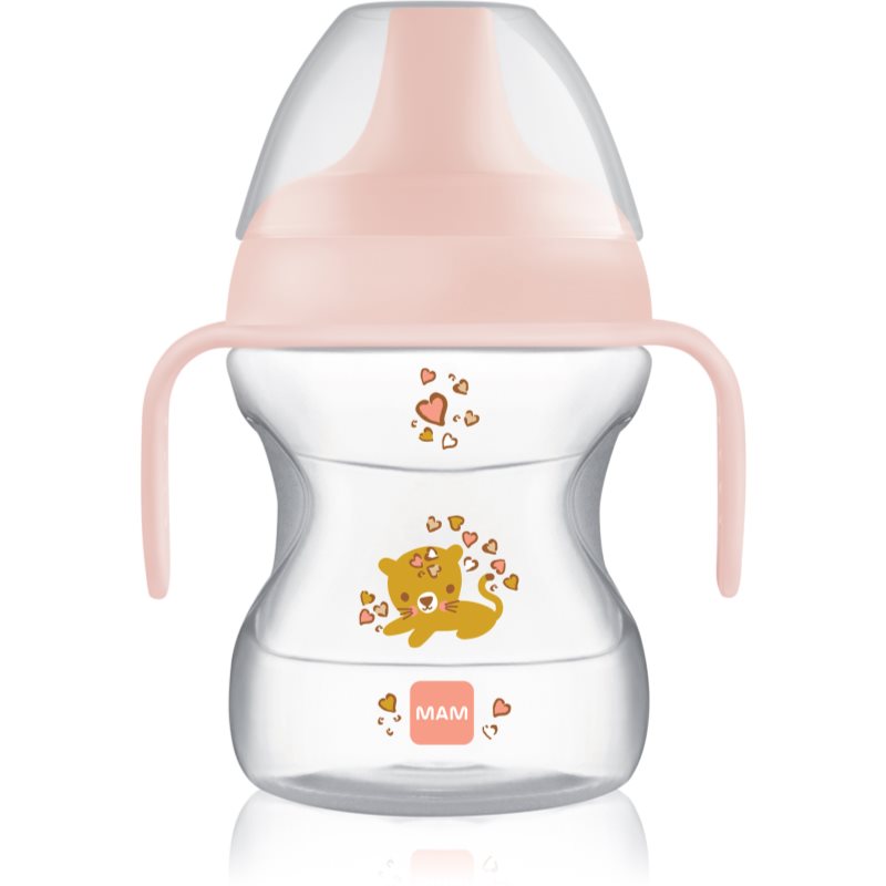 MAM Learn to Drink Cup training cup with handles Girl 190 ml
