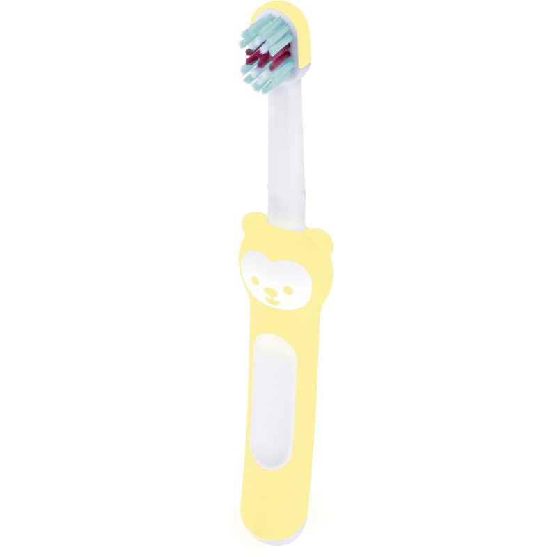 MAM Baby’s Brush zobna ščetka za otroke 6m  Yellow 1 kos