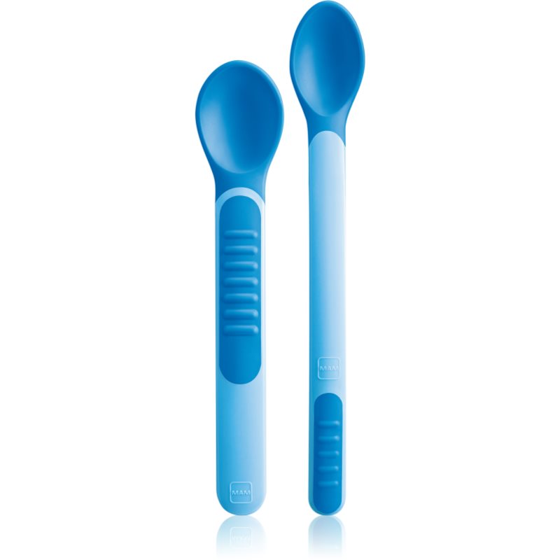 E-shop MAM Feeding Spoons & Cover lžička 6m+ Blue 2 ks