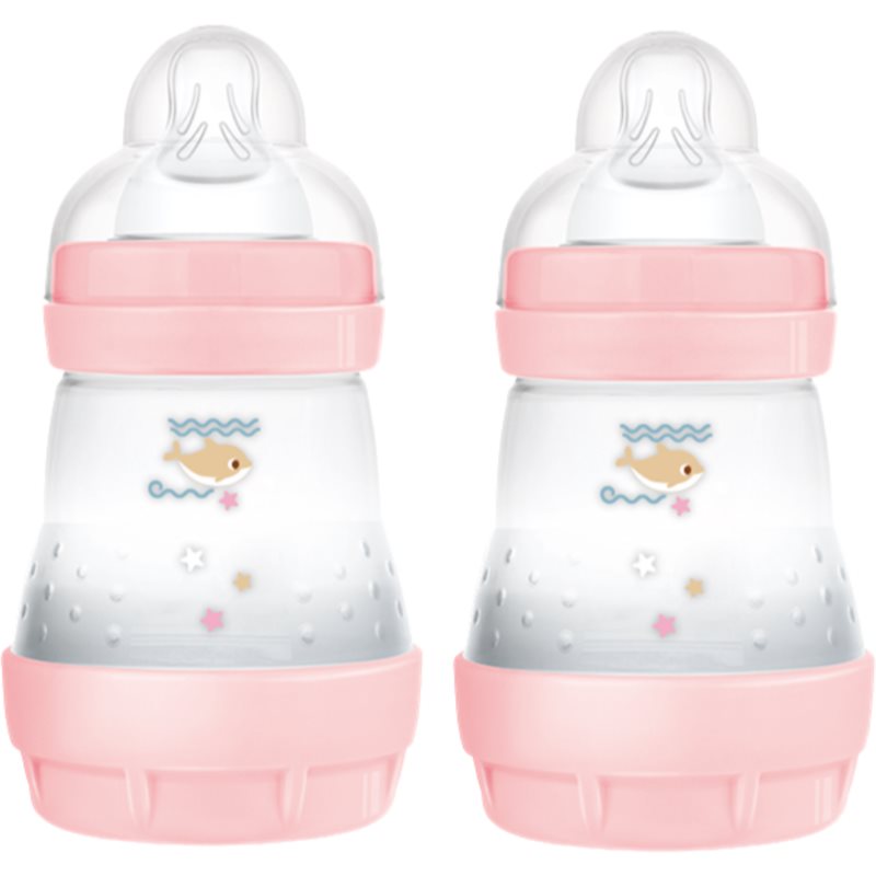 MAM Perfect Star Anti-colic Bottle biberon anticolica 0m+ Pink 2x160 ml