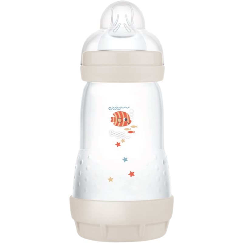 MAM Perfect Star Anti-colic Bottle Antikolikflasche 2m+ Beige 260 ml