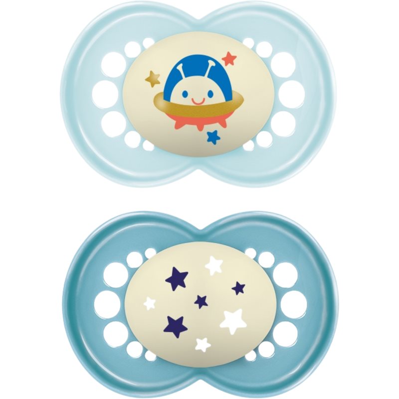 MAM Original Night 6m+ Schnuller Turquoise 2 St.