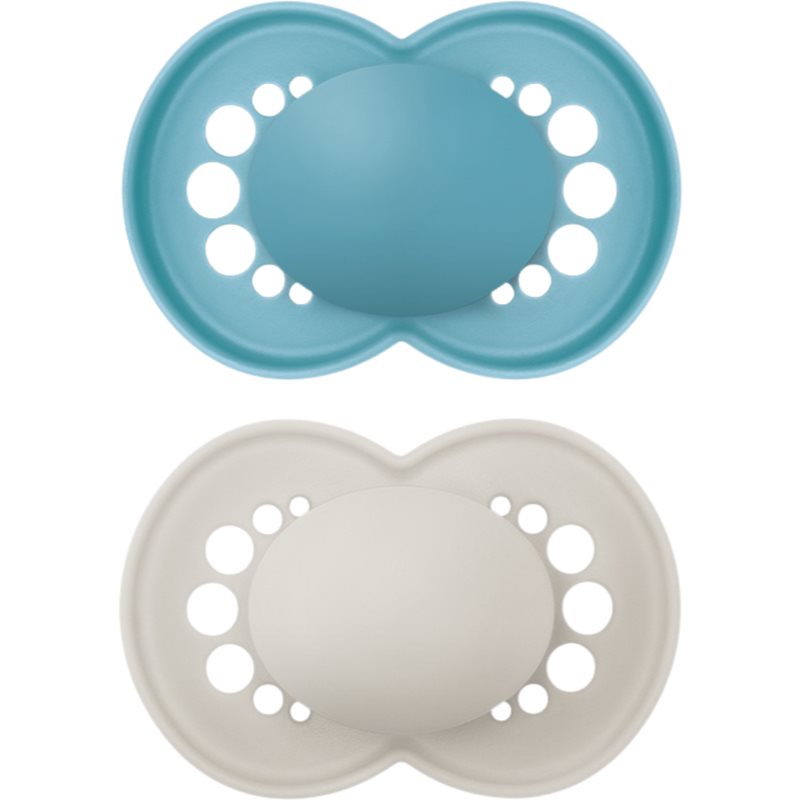 MAM Original 16m+ dudlík Turquoise/ Grey 2 ks