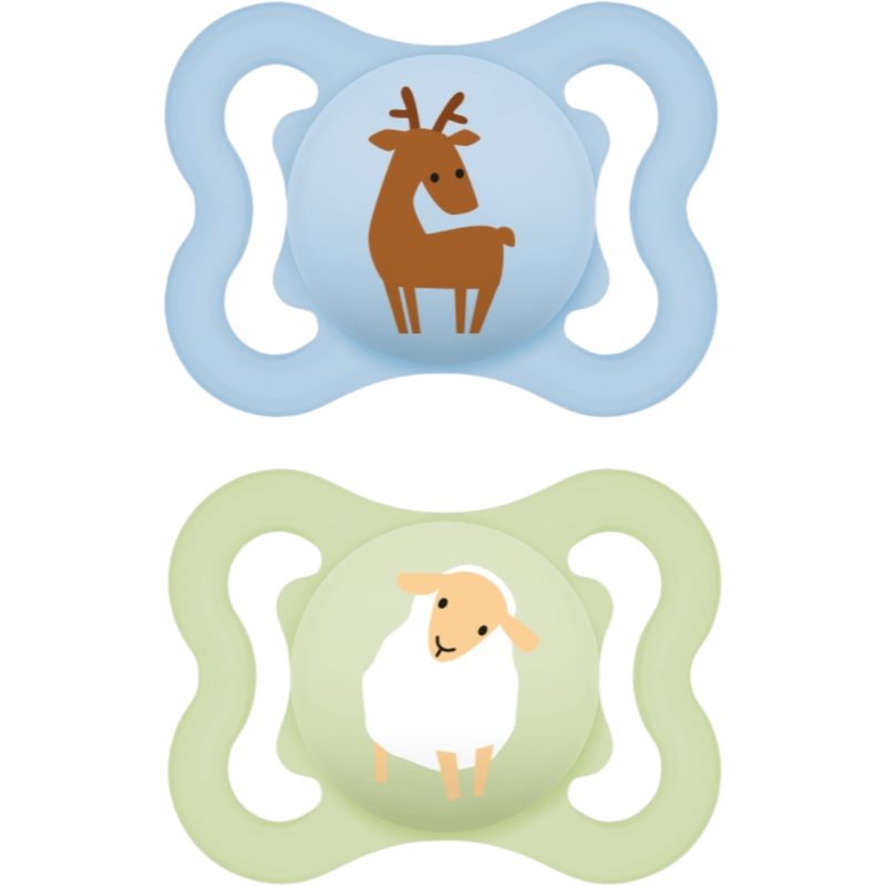 MAM Air 0+ months Schnuller Blue/ Green 2 St.