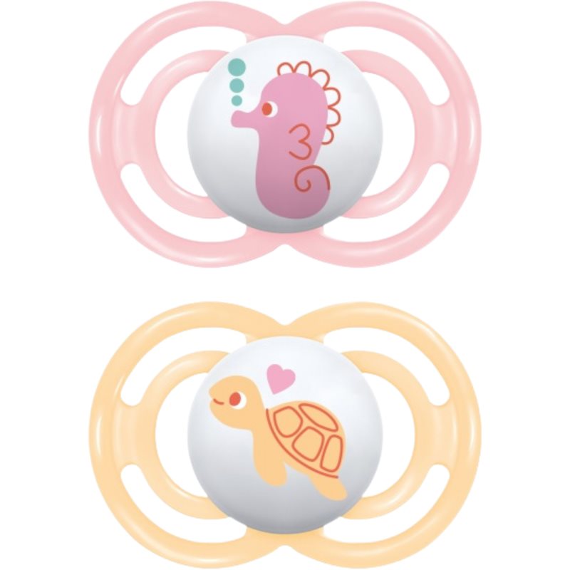 MAM Perfect 6m+ Schnuller Pink/ Orange 2 St.
