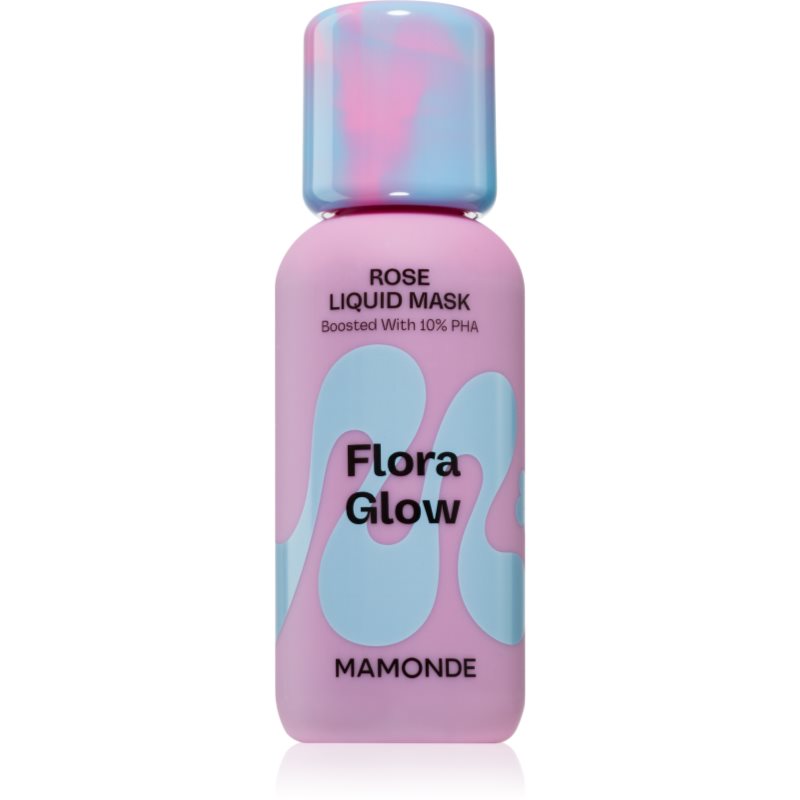 MAMONDE Flora Glow Rose Liquid Mask hydratačná pleťová maska s exfoliačným účinkom 80 ml