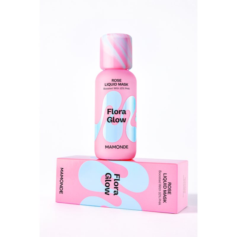 MAMONDE Flora Glow Rose Liquid Mask hydratační pleťová maska s exfoliačním účinkem 80 ml (obrázek 3)