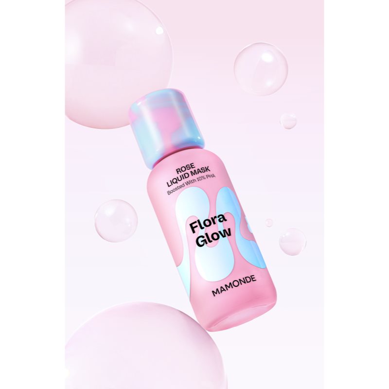 MAMONDE Flora Glow Rose Liquid Mask hydratační pleťová maska s exfoliačním účinkem 80 ml (obrázek 4)