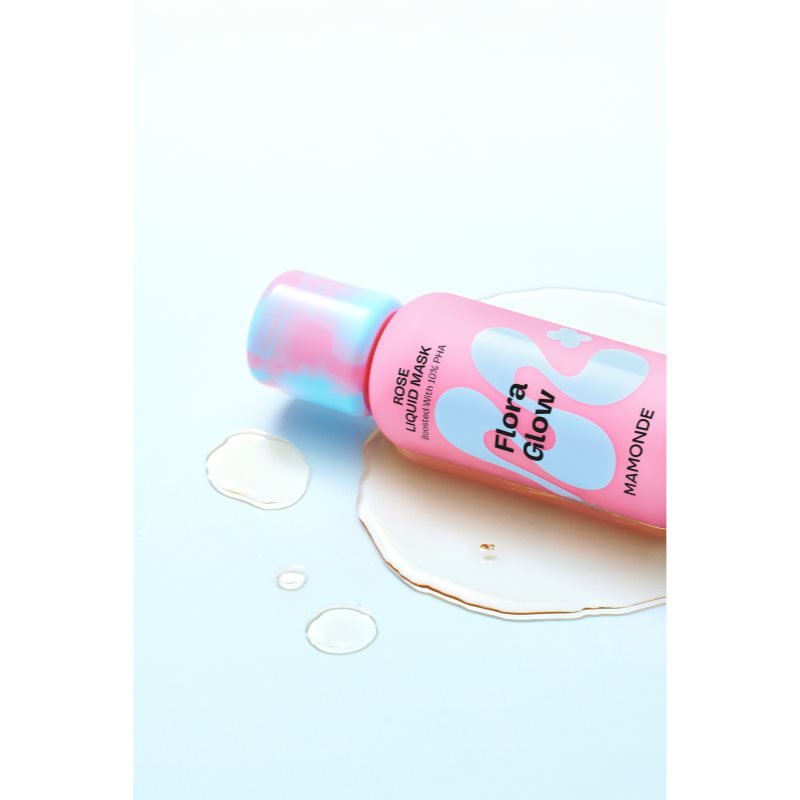 MAMONDE Flora Glow Rose Liquid Mask hydratační pleťová maska s exfoliačním účinkem 80 ml (obrázek 6)