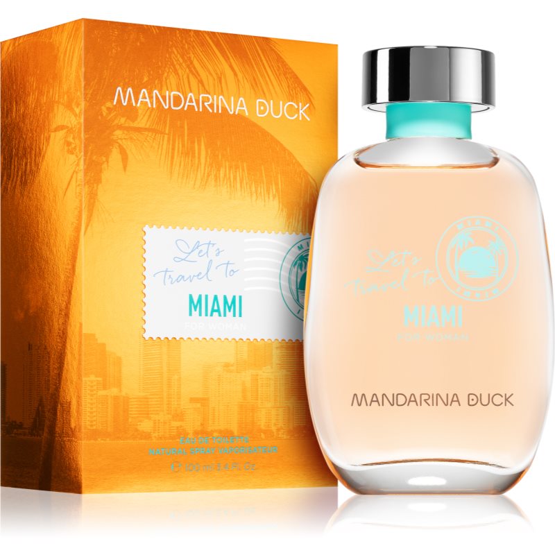 Mandarina Duck Let's Travel To Miami Eau De Toilette For Women 100 Ml