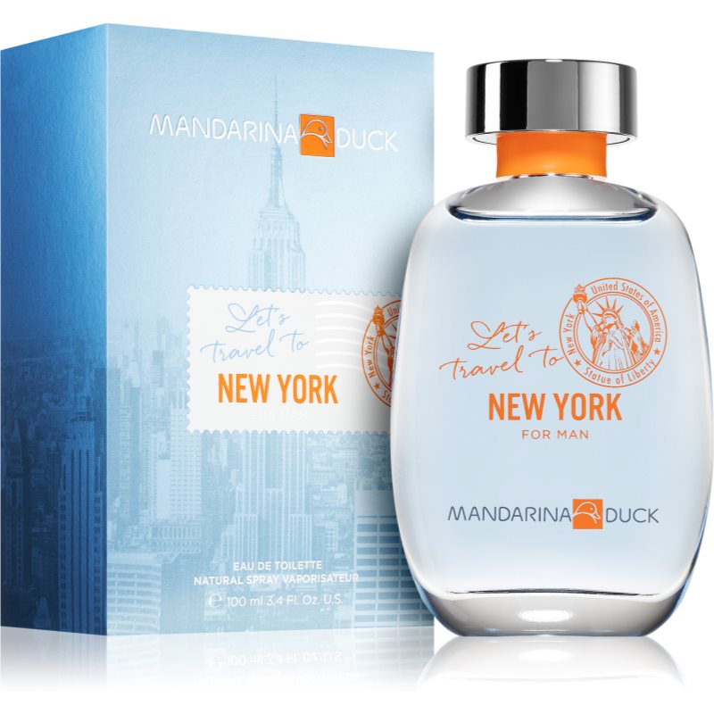 Mandarina Duck Let's Travel To New York Eau De Toilette For Men 100 Ml