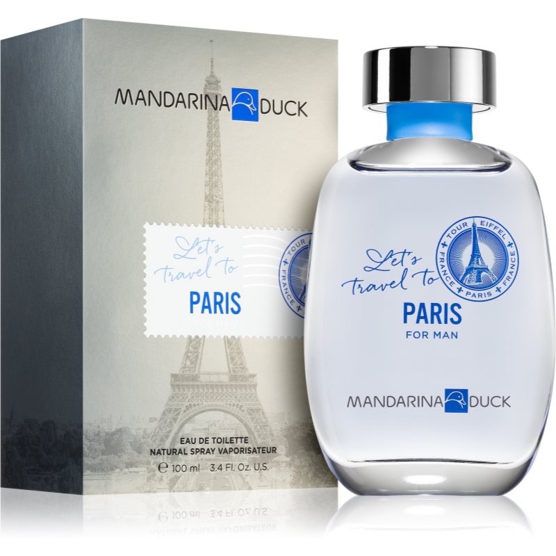 Mandarina Duck Let's Travel To Paris Eau De Toilette For Men 100 Ml