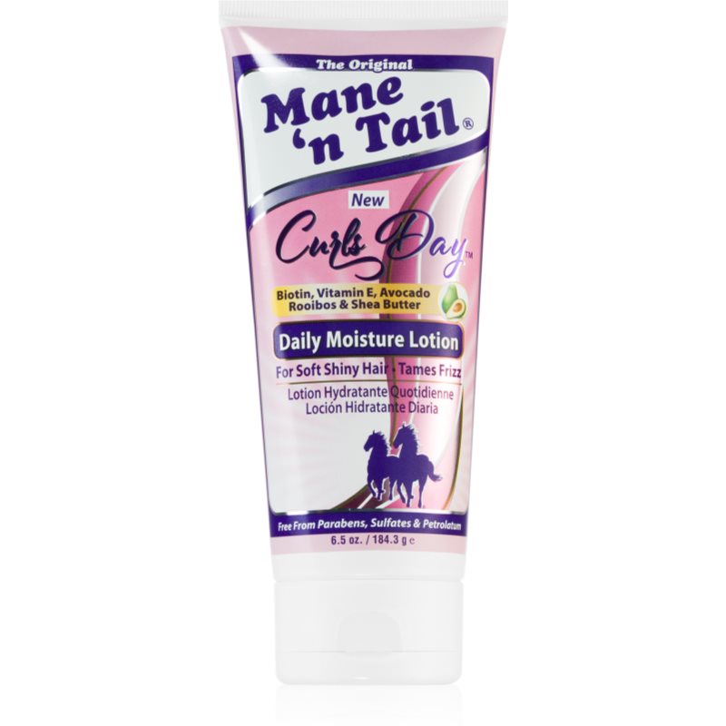 E-shop Mane 'N Tail Curls Day Daily Moisture Lotion bezoplachová hydratační péče pro jemné vlasy 192 ml