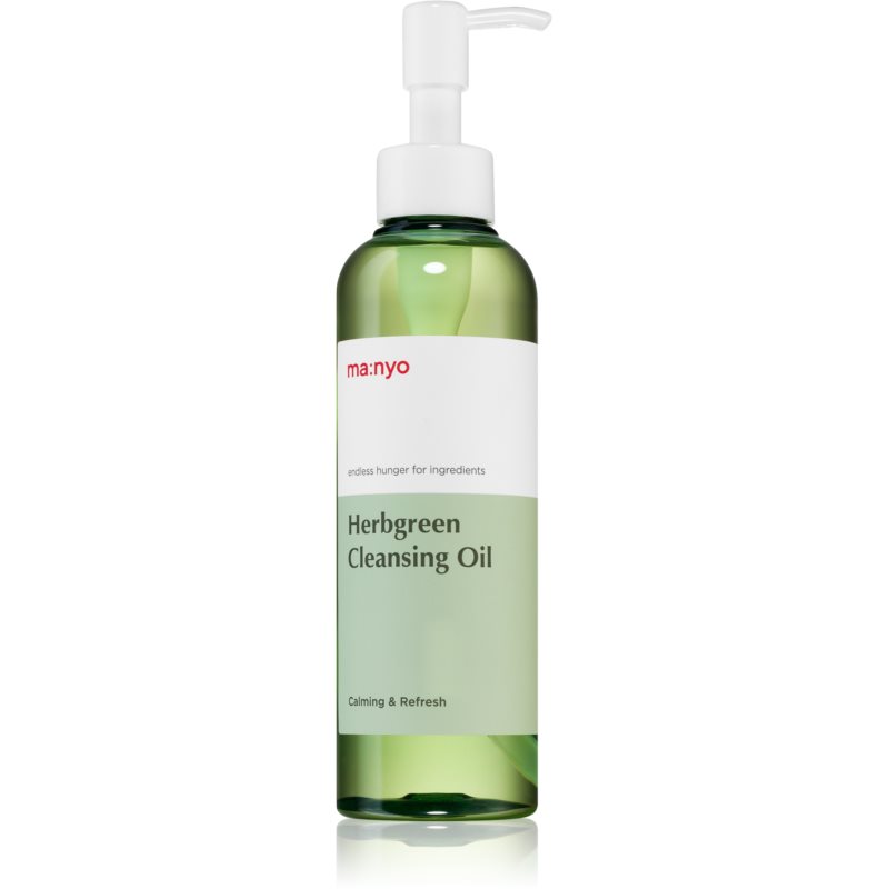 Ma:nyo Herbgreen заспокоююча очищуюча олійка для жирної шкіри зі схильністю до акне 200 мл