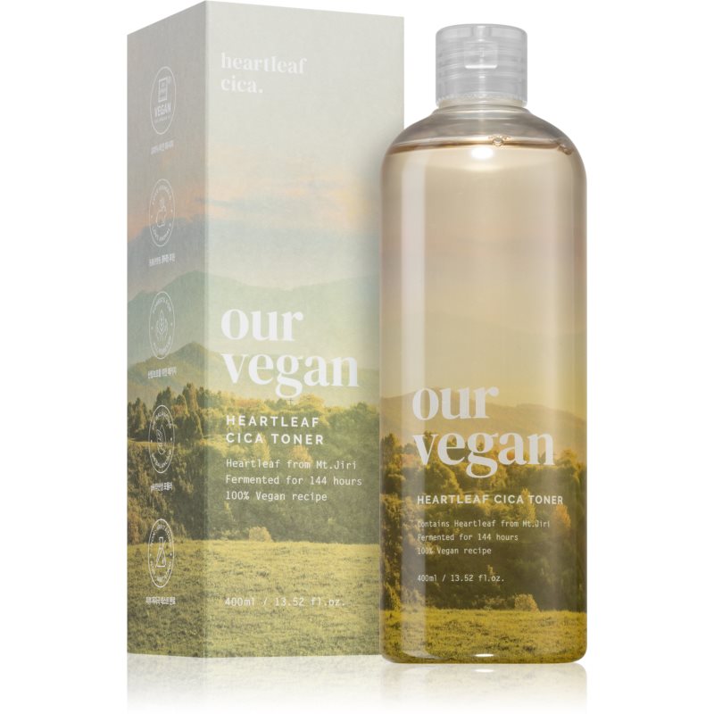 Ma:nyo Our Vegan Heartleaf Cica Soothing Toner For Sensitive And Irritable Skin 400 Ml